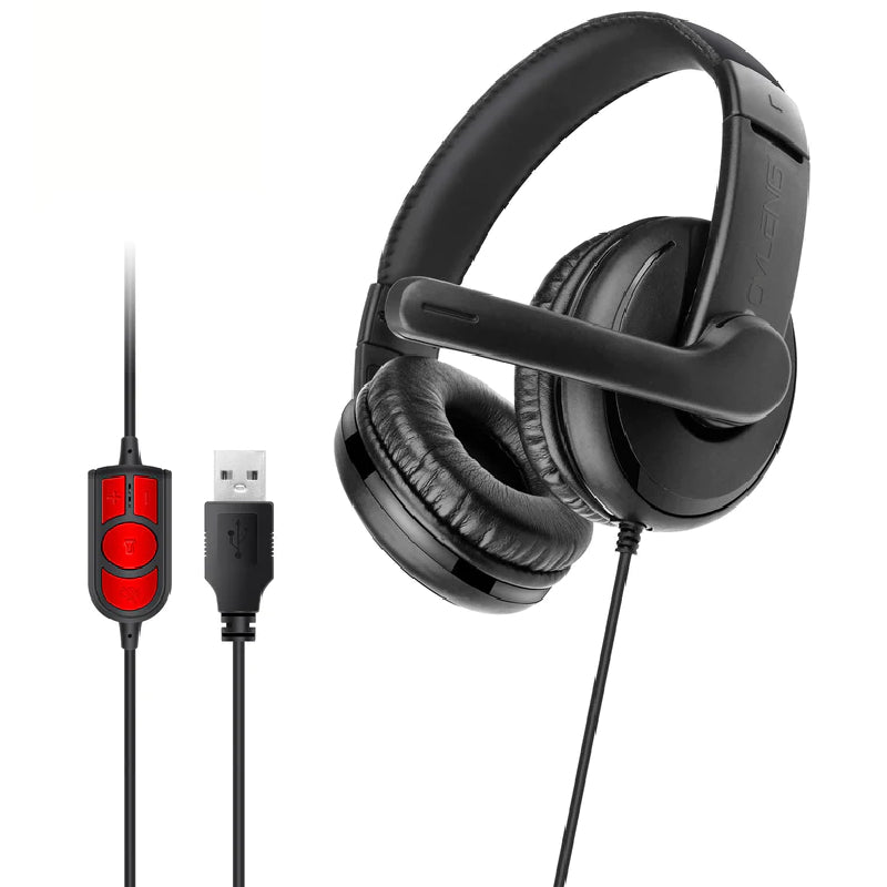OVLENG Cuffia gaming con microfono Q6
