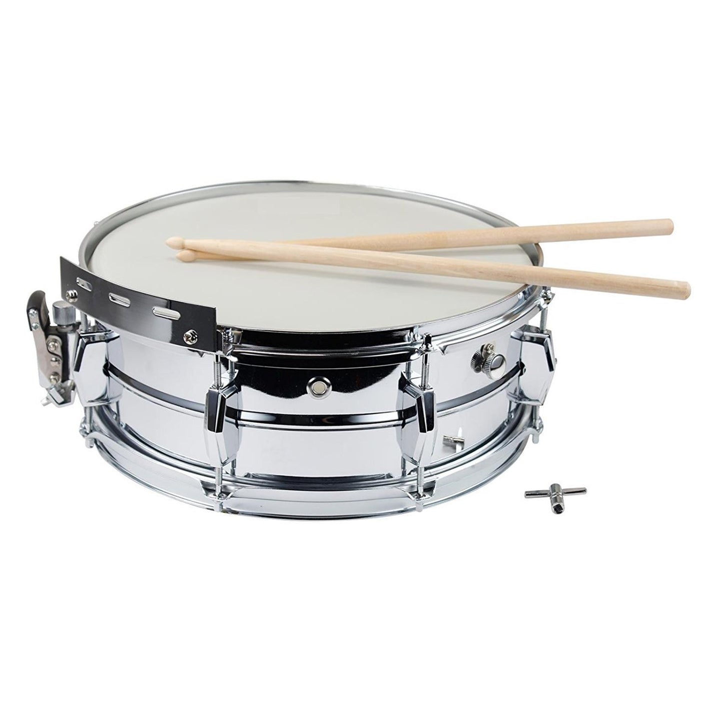 ffalstaff Rullante da Banda 14"x5" in Metallo 8 Tiranti (fin. Cromata)