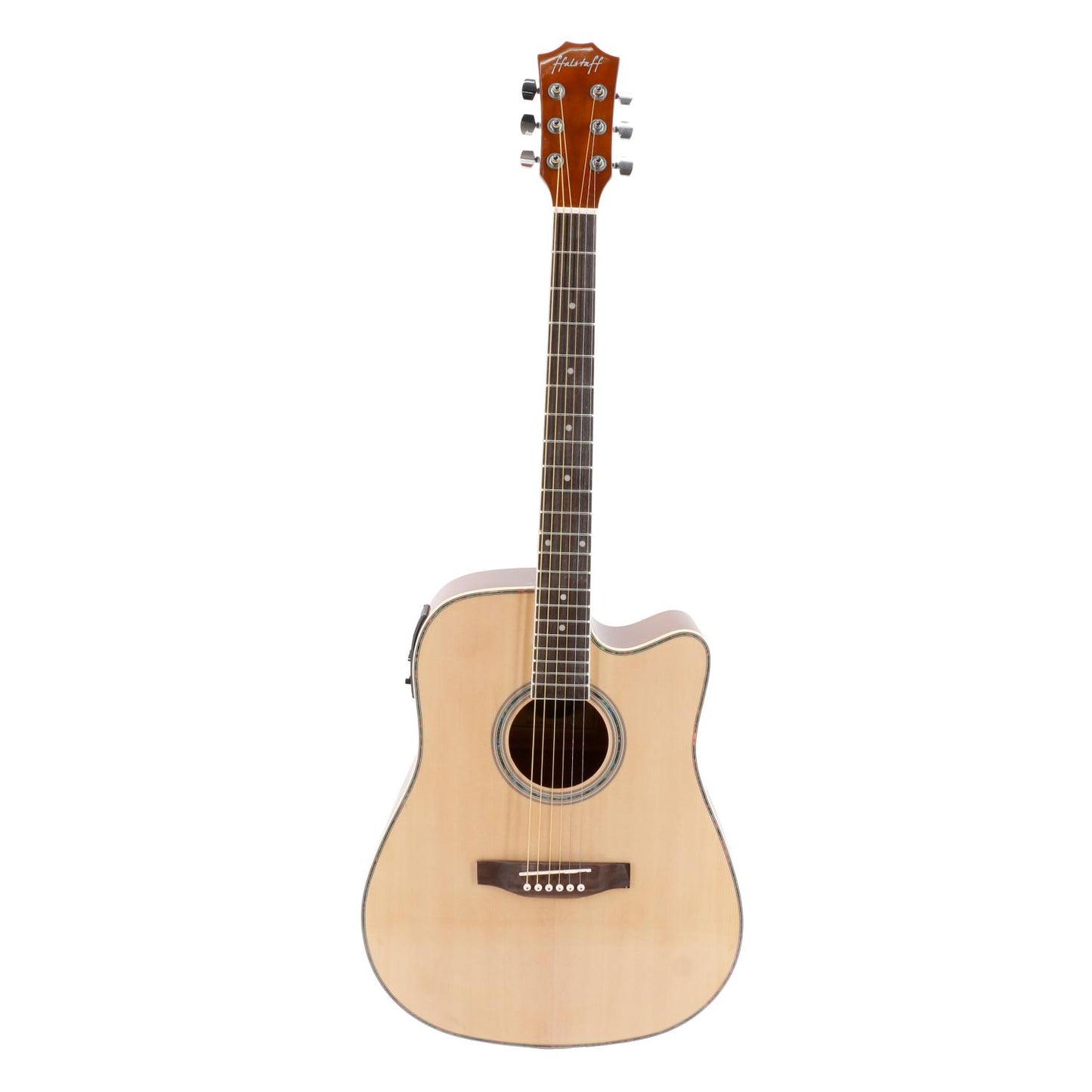 Chitarra Acustica Elettrificata Cutway con Top in Abete, Tastiera e Ponte in Palissandro (Natural) ffalstaff FG414CE