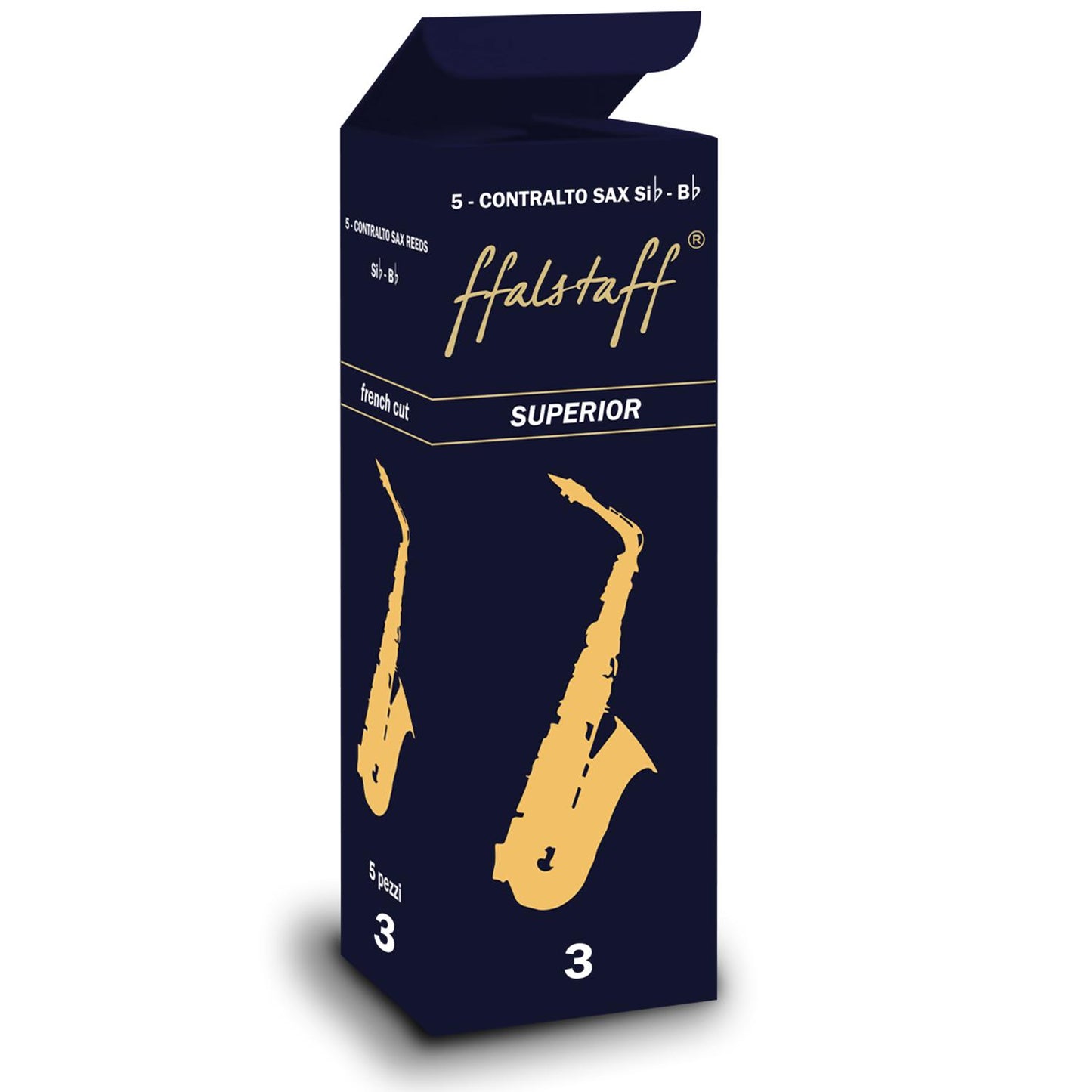 ffalstaff Ance per Sax Contralto "Superior" n. 3 (Pacco da 5)
