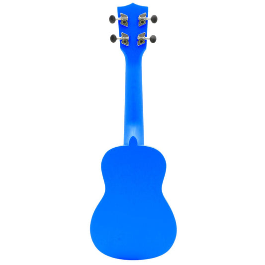 Soprano Ukulele 21" Superior Satin with bag (Blue)