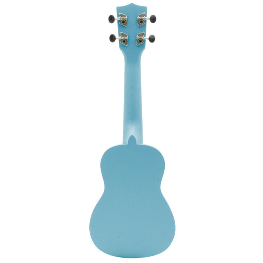 21" Superior Satin Soprano Ukulele with bag (Light Blue)