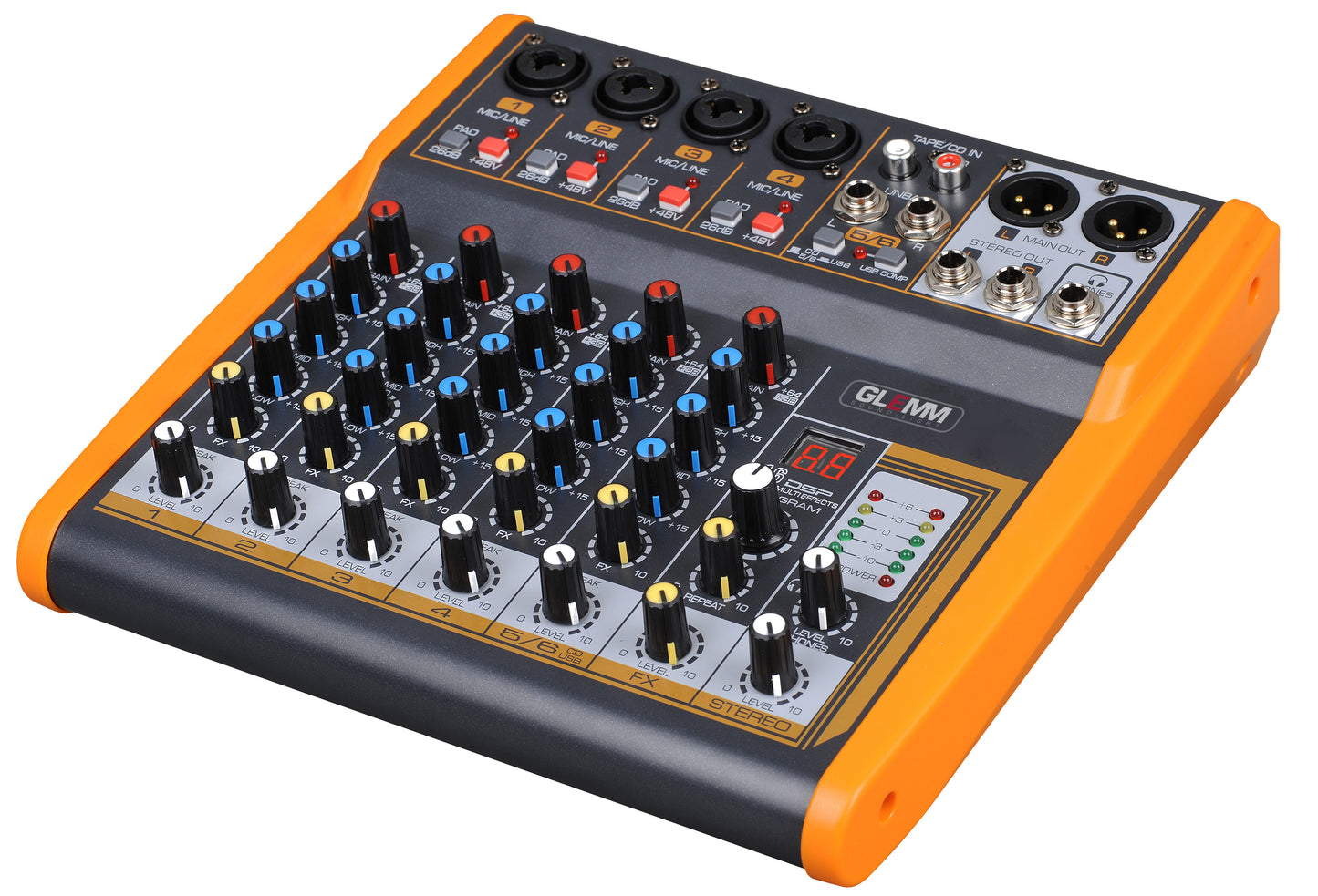 MXP 06 - Mixer 6 canali con effetti