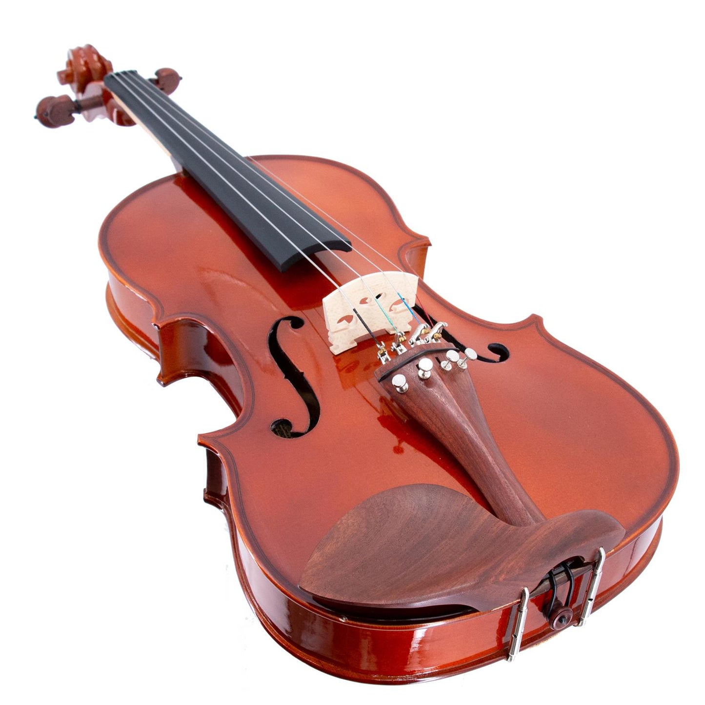 ffalstaff Viola da 38,37 cm Massello "Accademy" Finitura Lucida, parti in Palissandro (Custodia Sagomata)