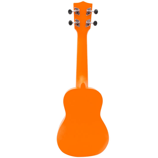 Soprano Ukulele 21" Superior Satin with Bag (Orange)