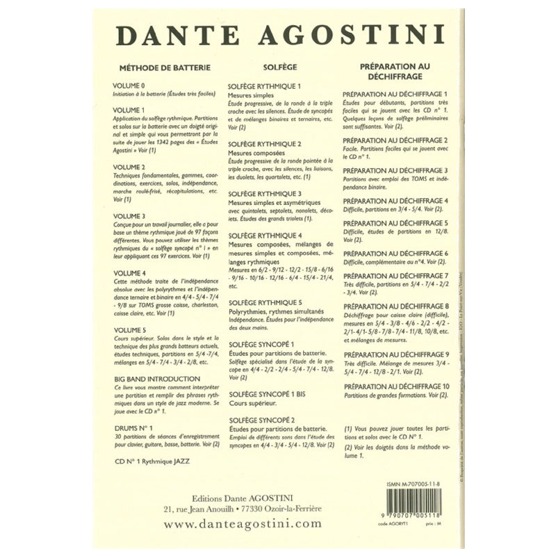 Solfège Rythmique, volume 1 : mesures simples