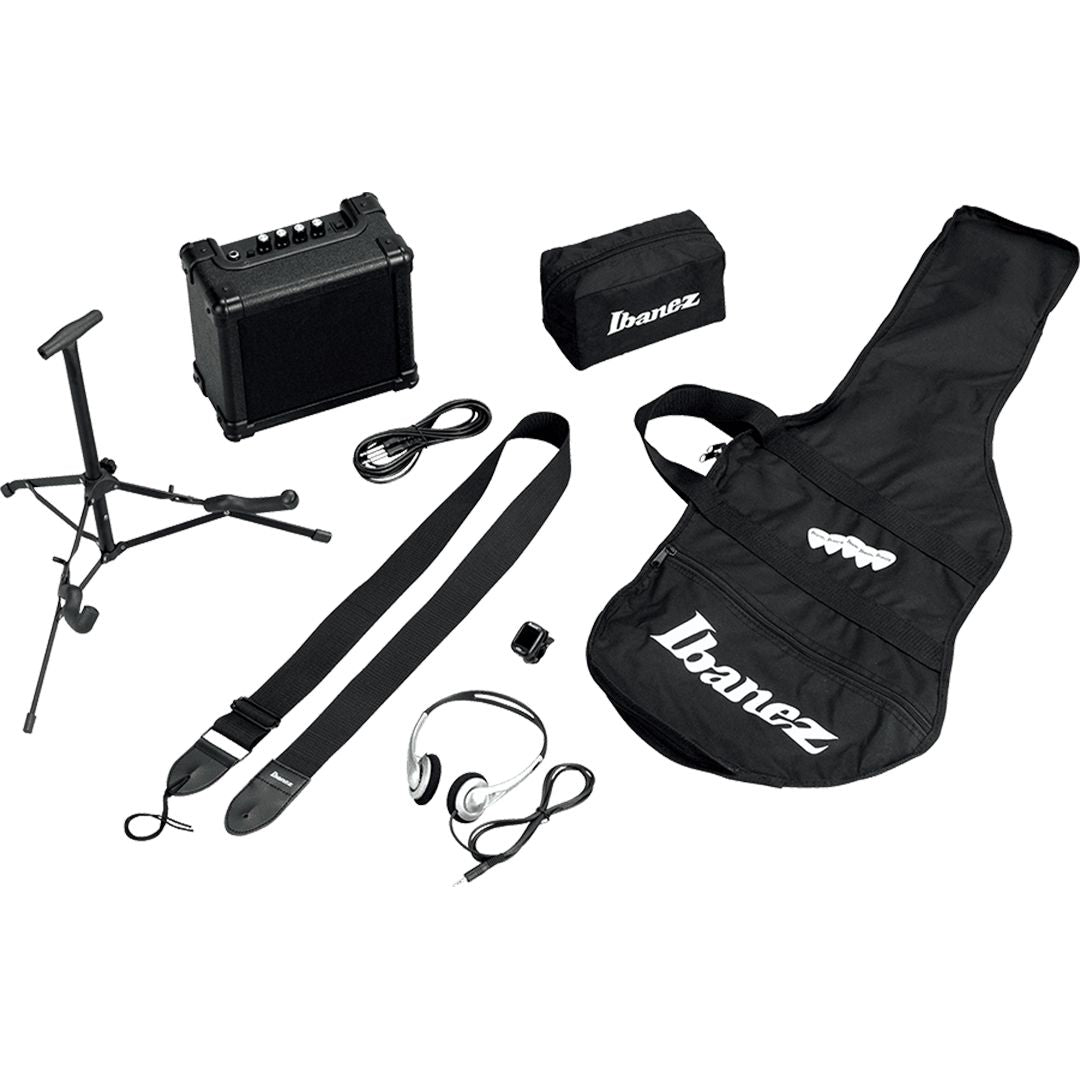 IBANEZ IJSR190-BK Jumpstart Kit Basso Elettrico (Nero)