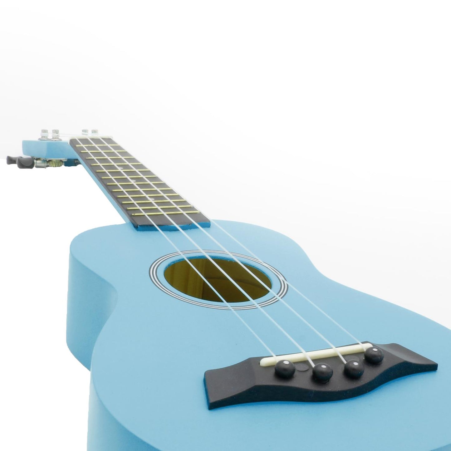 Ukulele Soprano 21" Superior Satinato con borsa (Celeste)