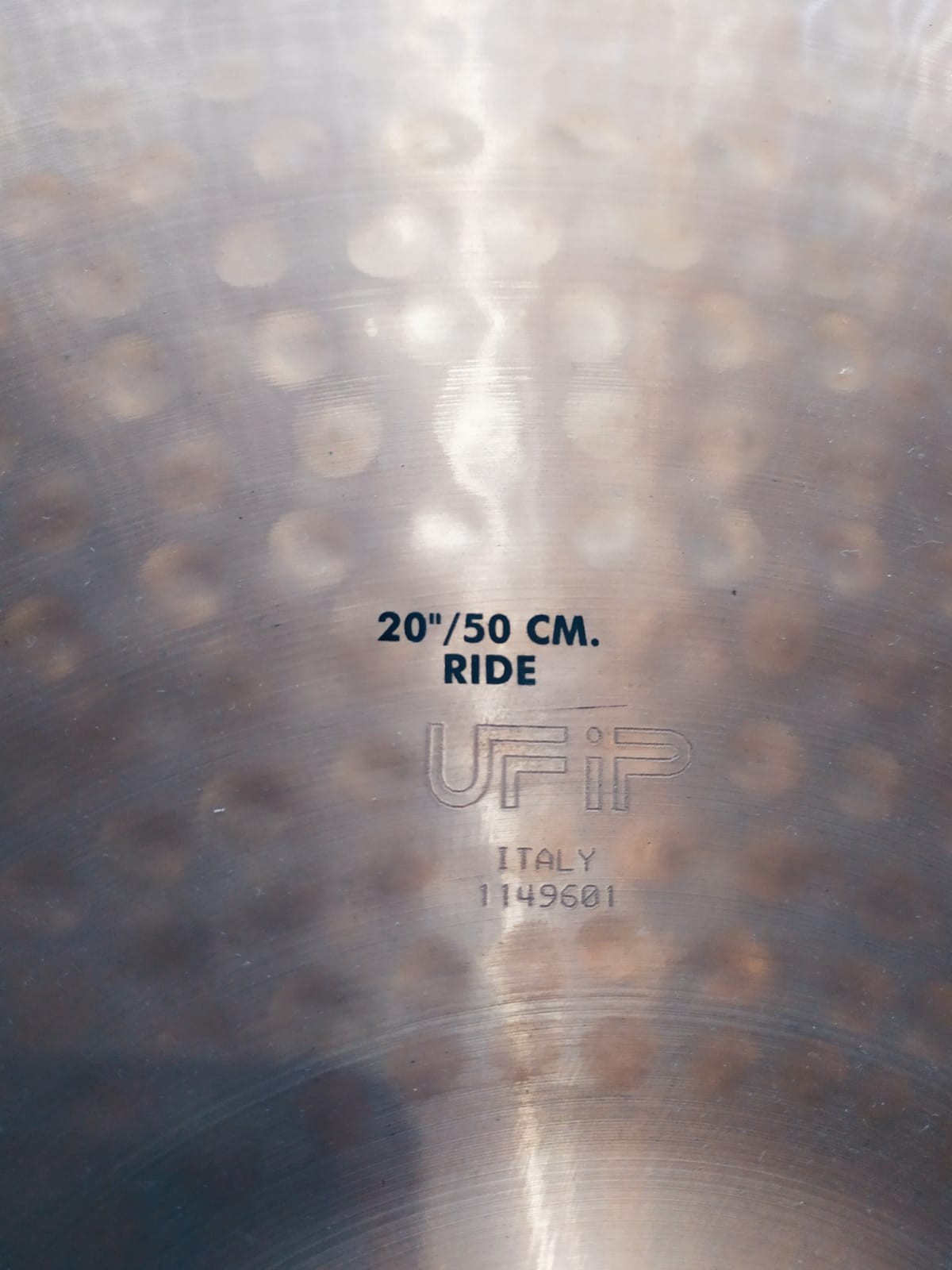 Piatto Ride da 20" - Ufip Rough Series - Esposizione Negozio