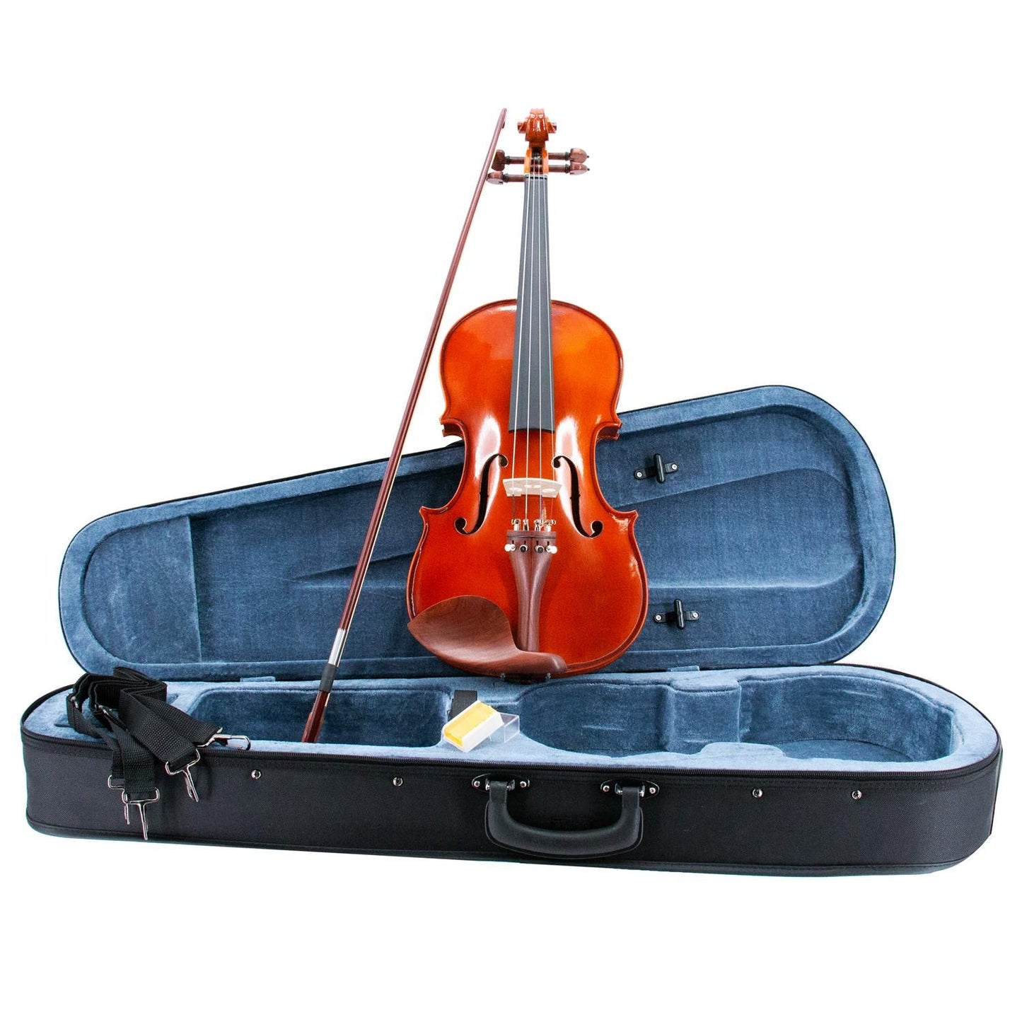 ffalstaff Viola da 40,6 cm Massello "Accademy" Finitura Lucida, parti in Palissandro (Custodia Sagomata)
