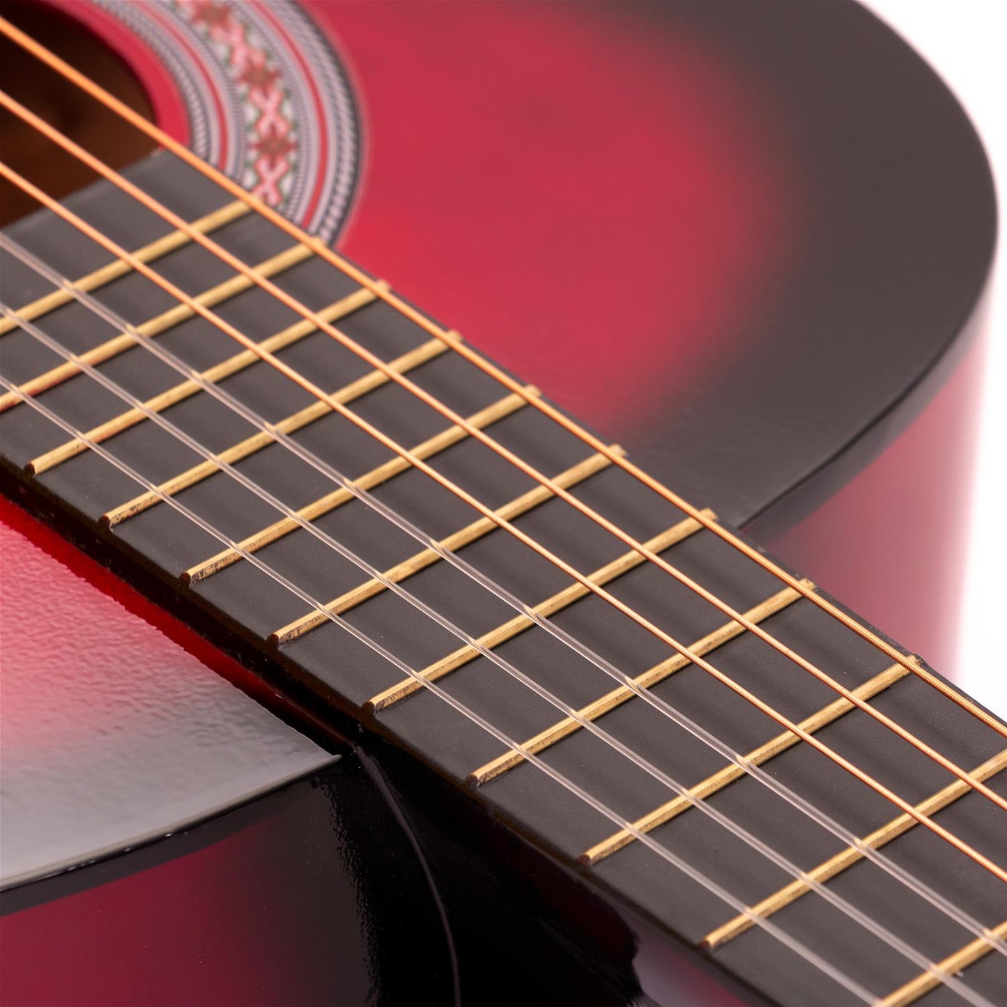 ffalstaff Y34 Chitarra Classica 1/2 (86,36 cm) Amatoriale (Rosso)