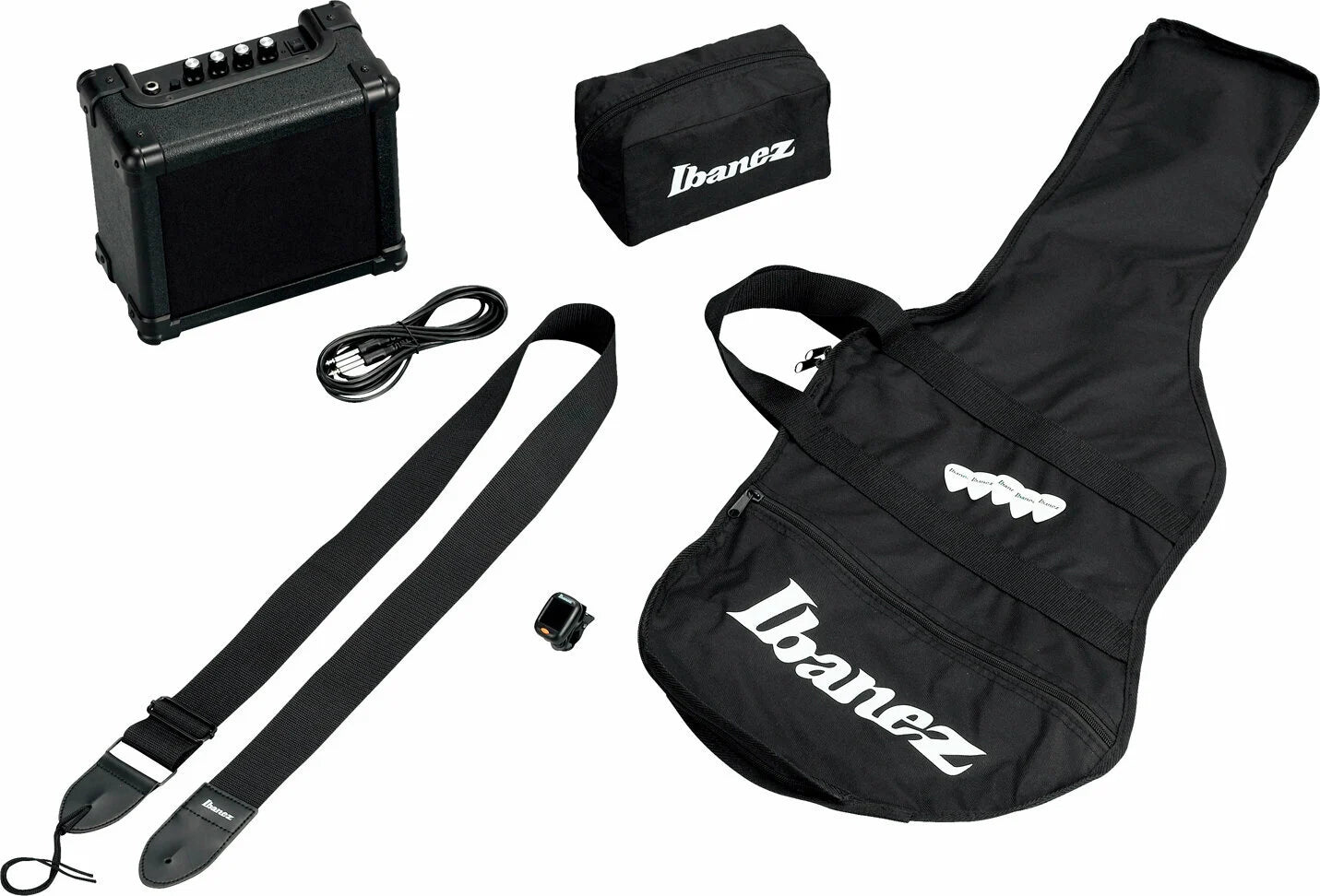 IBANEZ IJSR190-WNS Jumpstart Kit Basso Elettrico (Walnut Sunburst)