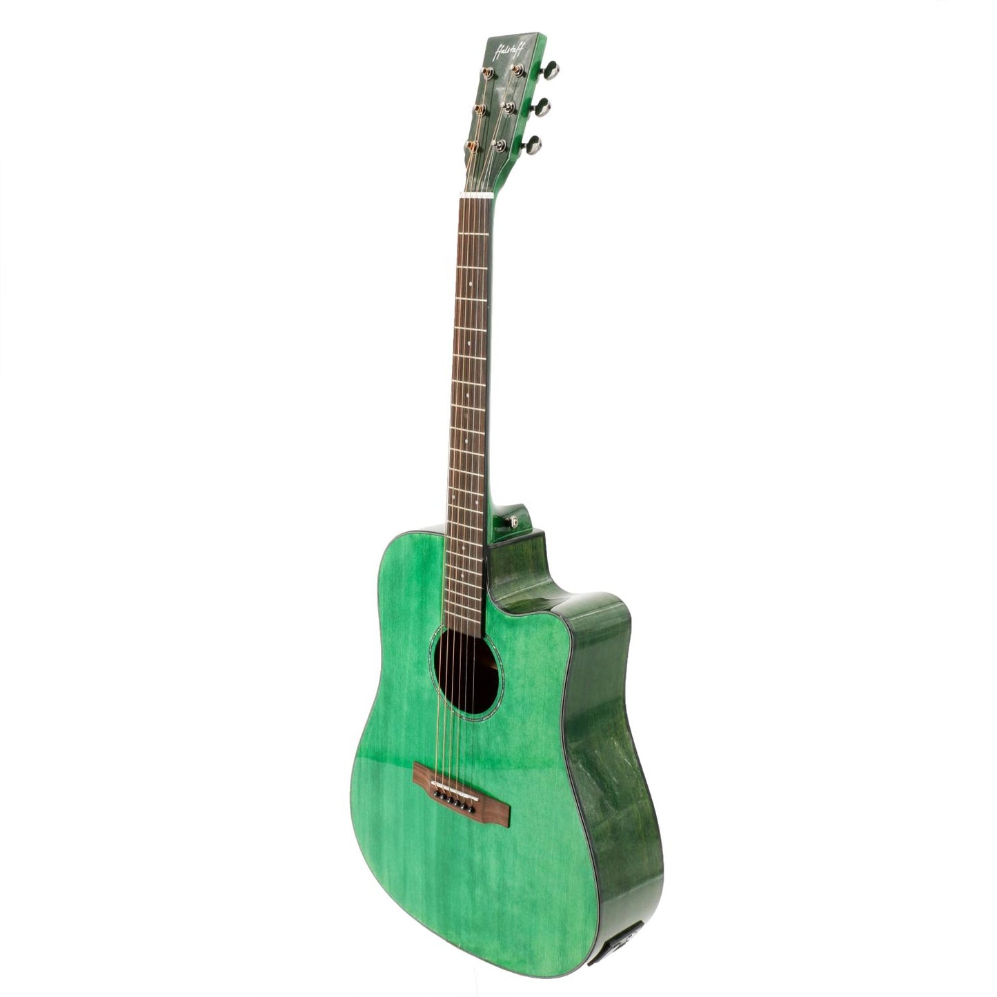Chitarra Acustica Elettrificata Cutwaycon Top in Abete (Pastel Green) ffalstaff CD60