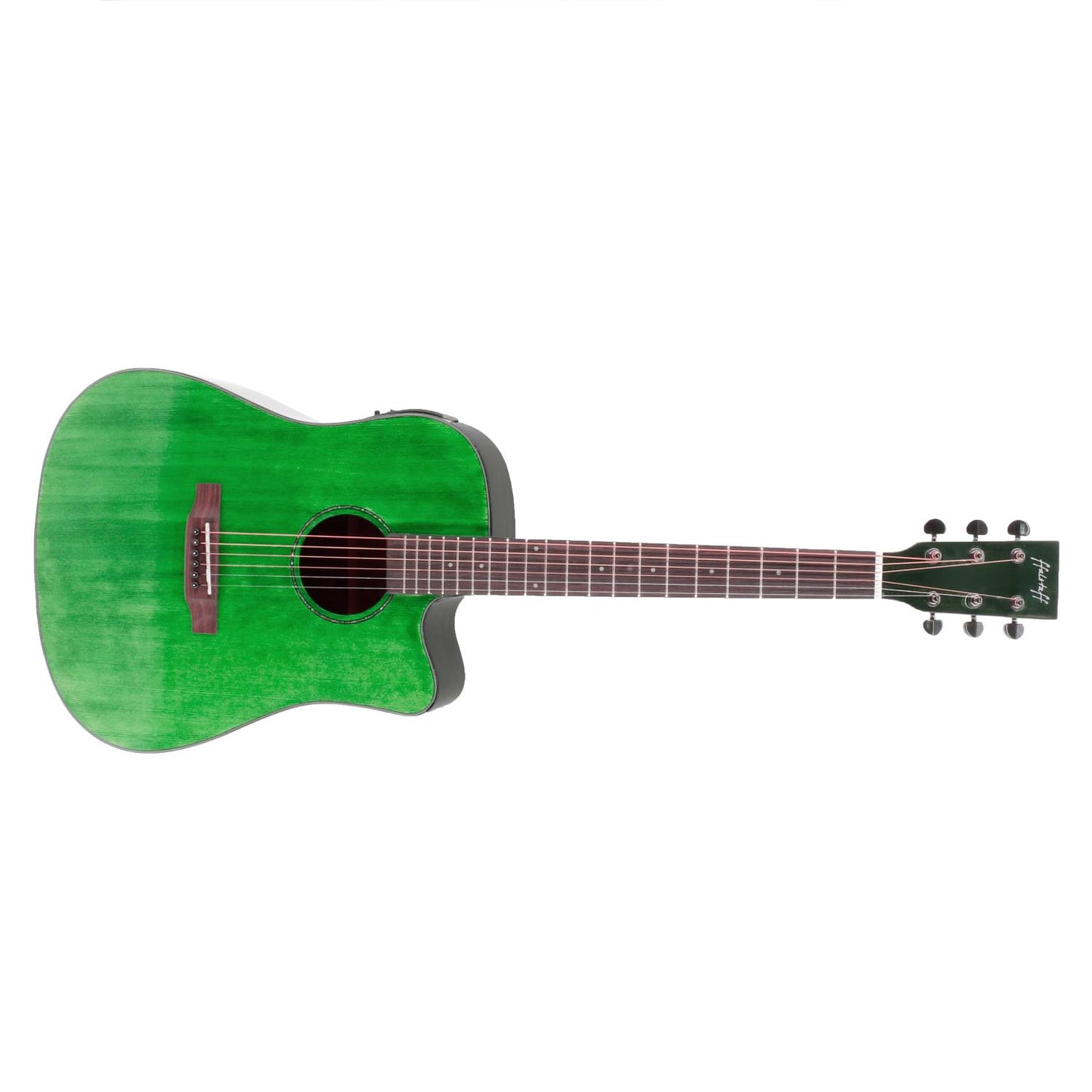 Chitarra Acustica Elettrificata Cutwaycon Top in Abete (Pastel Green) ffalstaff CD60