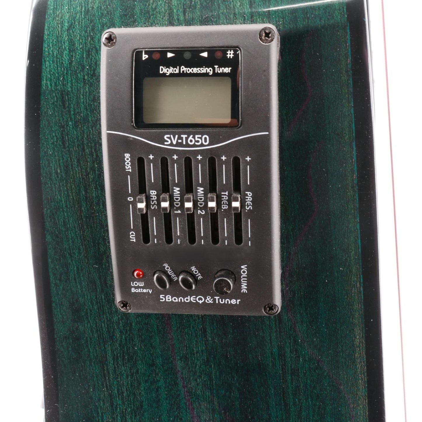 Chitarra Acustica Elettrificata Cutwaycon Top in Abete (Pastel Green) ffalstaff CD60