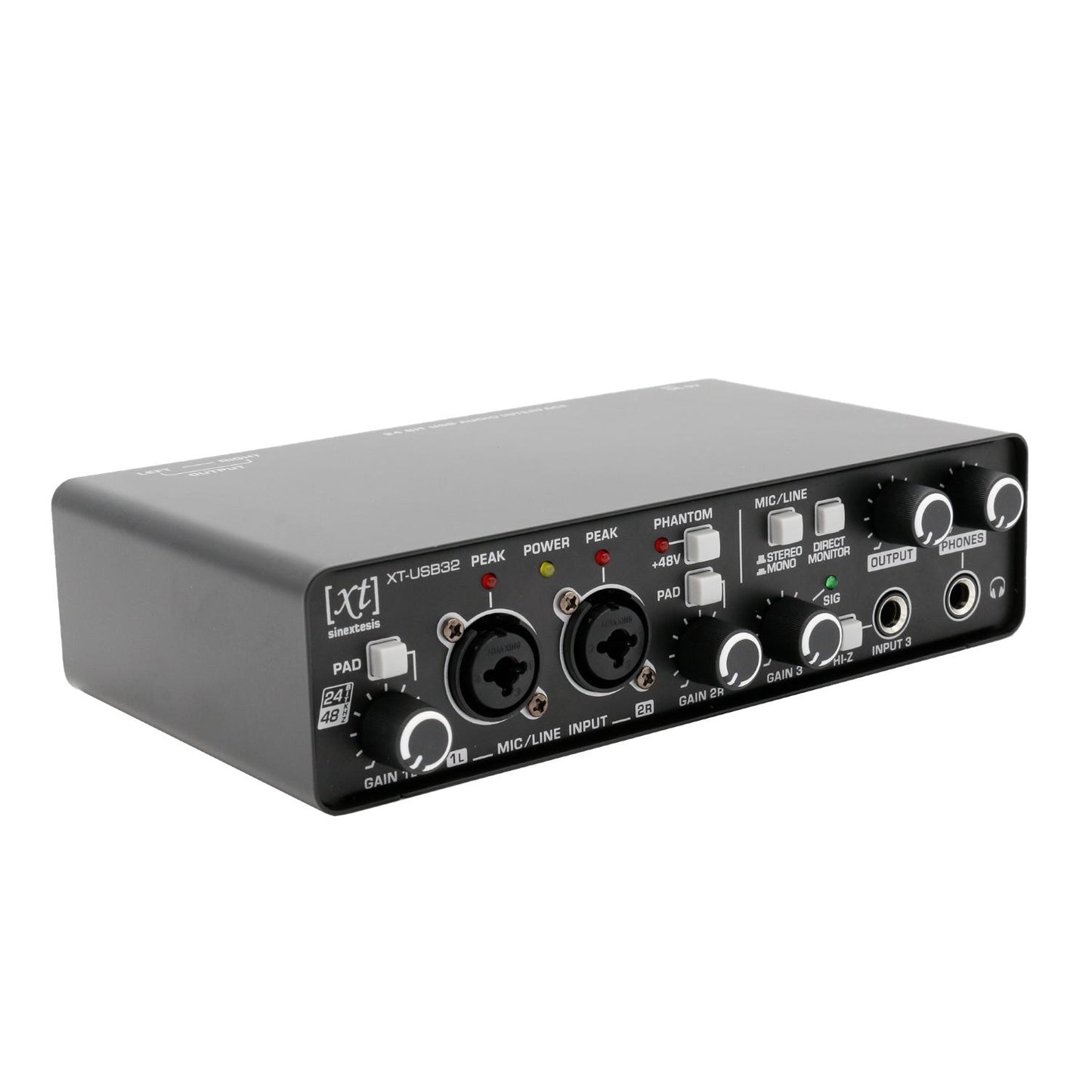 Interfaccia Audio USB 24 bit 48 KHz - 3 in / 2 out SINEXTESIS