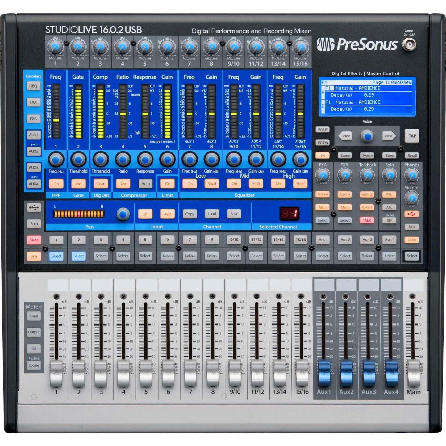 PRESONUS StudioLive 16.0.2 USB Mixer Digitale USB 16 Canali