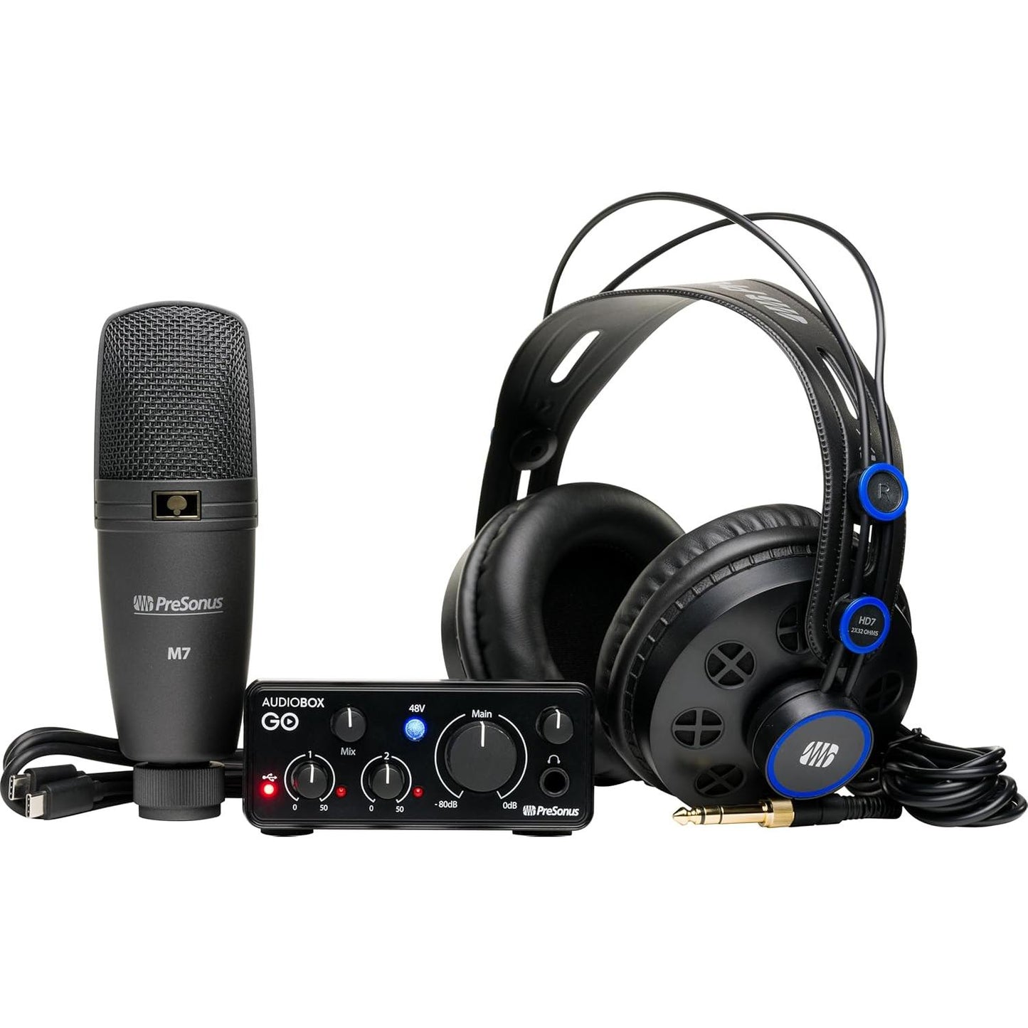 PRESONUS Audiobox Go Pacchetto Completo per Registrazione