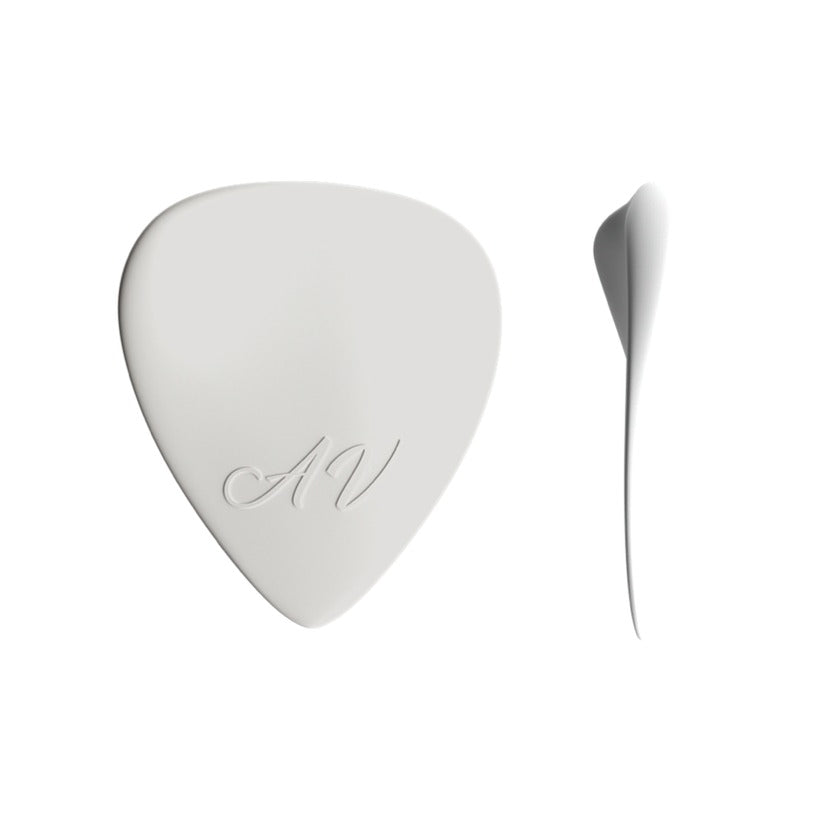 Plettro per Acustica - AV nylon bianco 0,9 mm.
