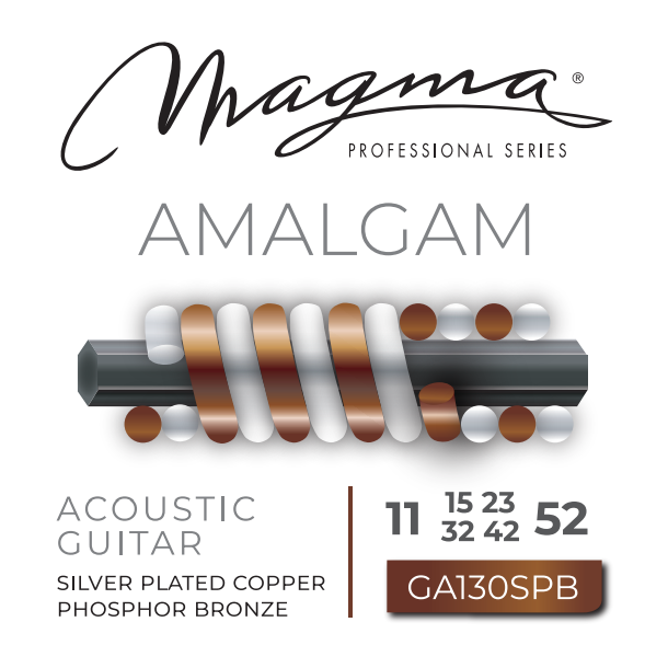 Corde acustiche Magma 11-52 AMALGAM RAME PLACCATO ARGENTO BRONZO FOSFOROSO