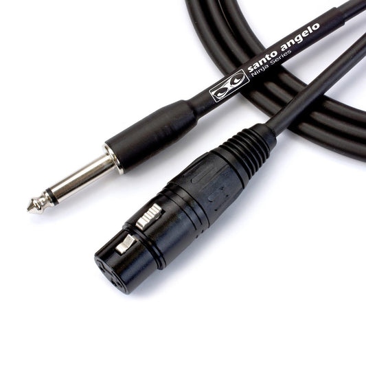 Cavo Microfonico Serie Ninja - XLR F - Jack