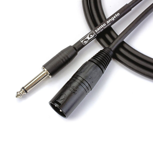 Cavo Microfonico LW Serie Ninja - Jack - XLR M