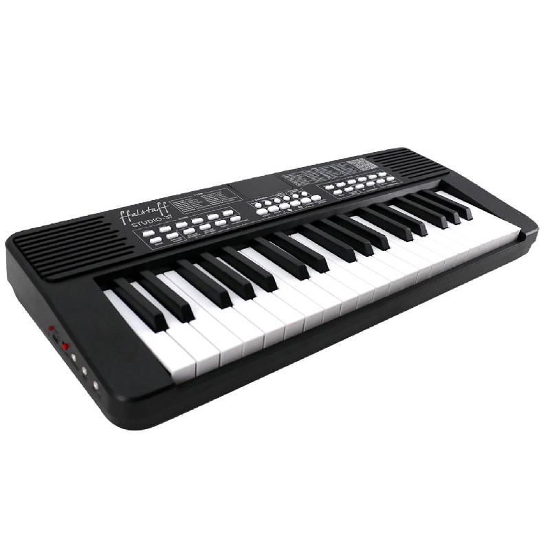 ffalstaff Tastiera elettronica ricaricabile 37 tasti per uso Scolastico "Italian Design" con 200 Suoni, 200 Ritmi, 50 Brani dimostrativi