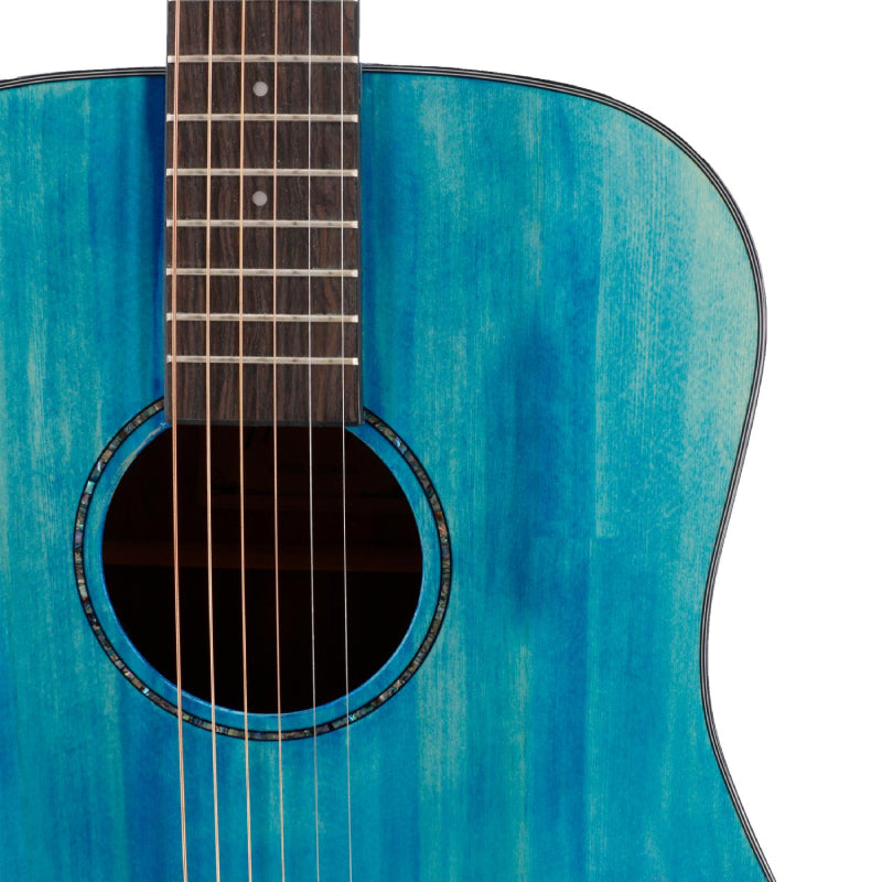 Chitarra Acustica con Top in Abete (Pastel Blue) ffalstaff CD60