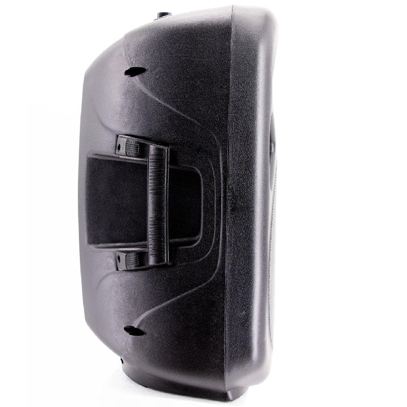 Diffusore Attivo 400W (LF 12" + HF 1") con Display LCD, Player Mp3 (USB/SD), Radio FM e Telecomando SINEXTESIS