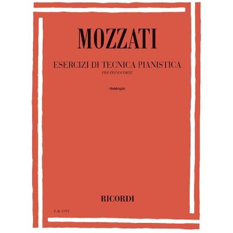 A. MOZZATI - ESERCIZI DI TECNICA PIANISTICA