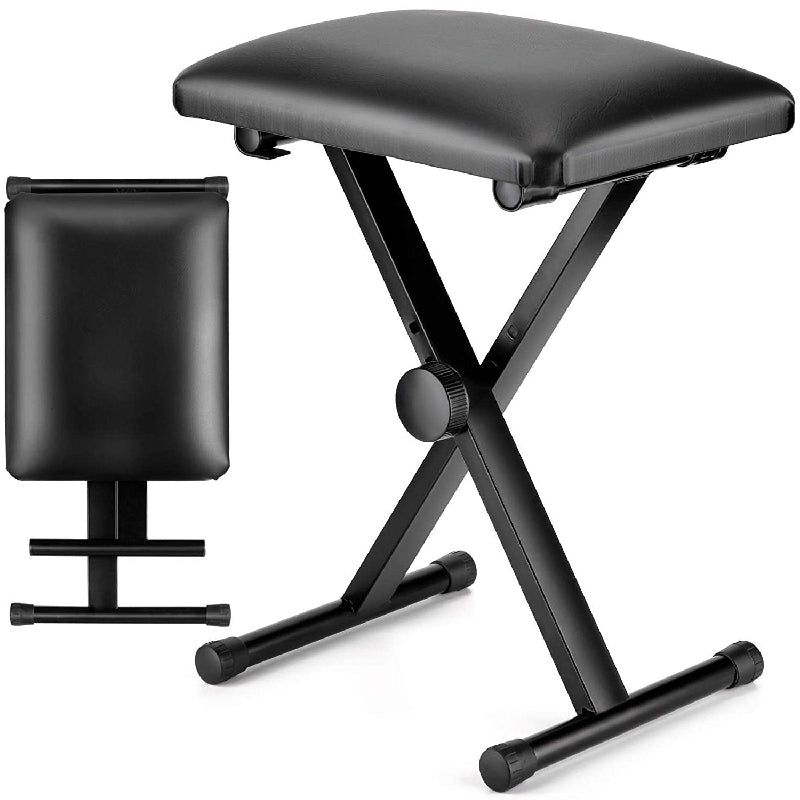 Panca in metallo per Pianoforte e Tastiera