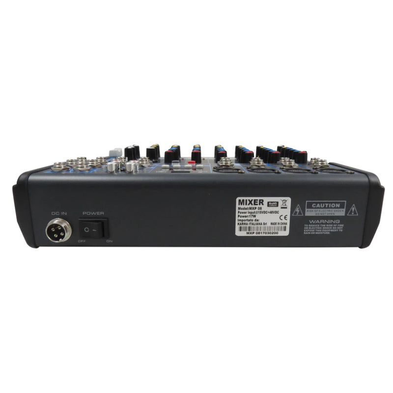 MXP 08 - Mixer 8 canali con effetti