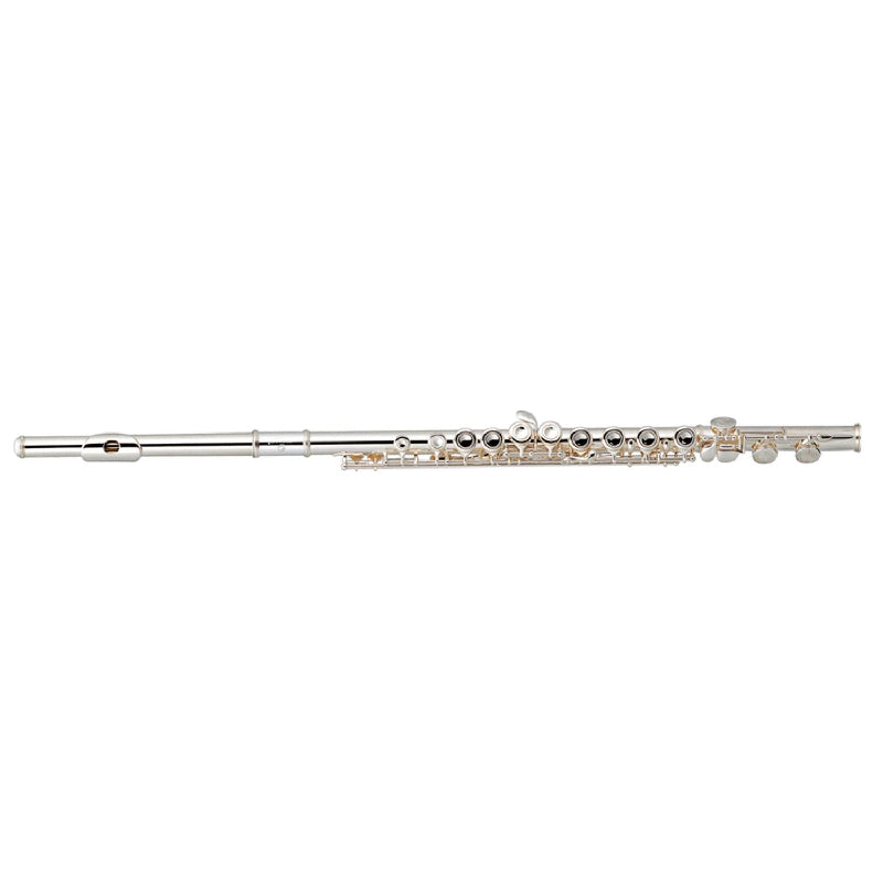 Flauto Traverso Argentato ffalstaff con Cuscinetti Pisoni "Made in Italy" (Custodia Soft-Line)