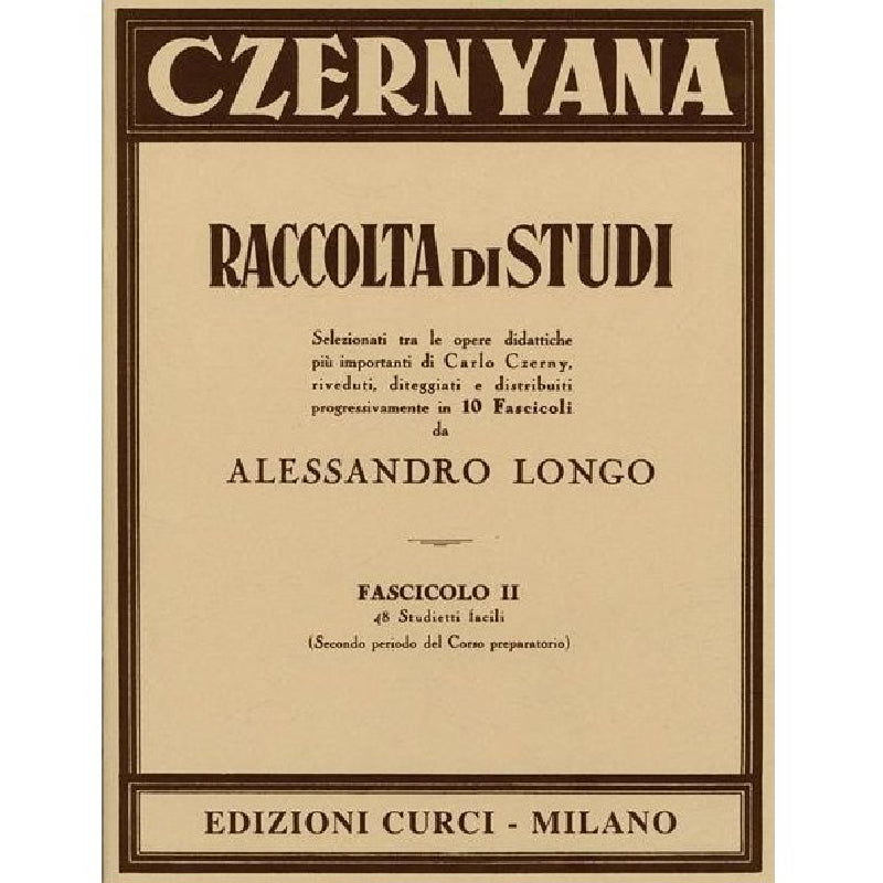 CZERNYANA VOL. 2 - 48 EASY ETUDES - CARL CZERNY