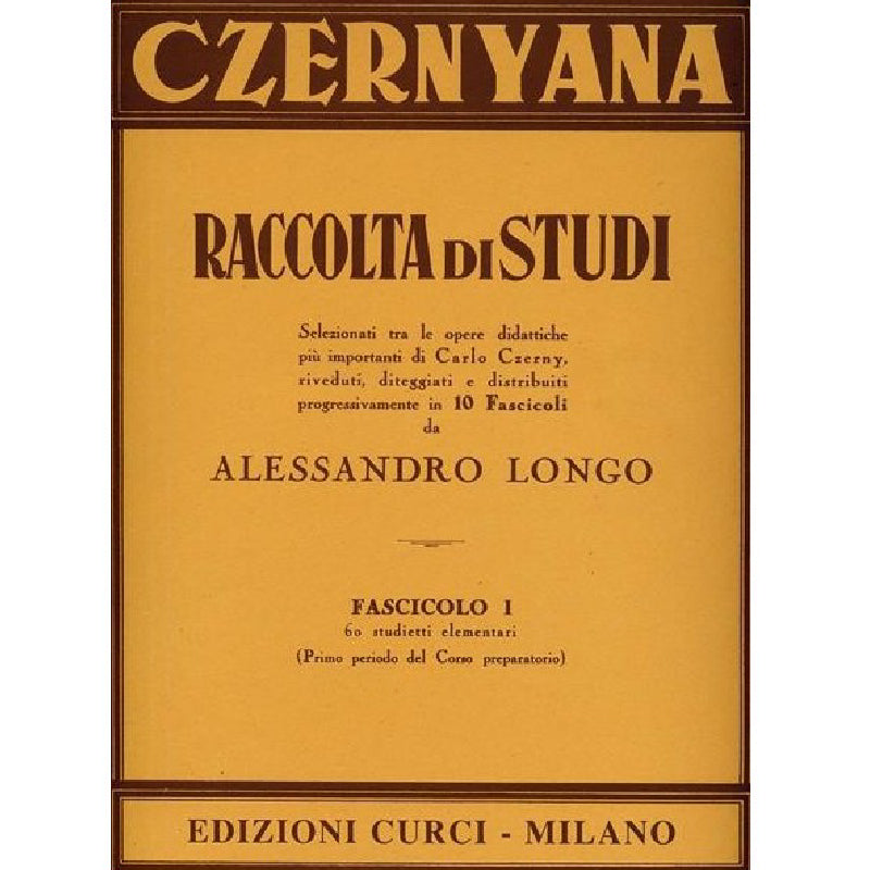CZERNYANA VOL. 1 PREPARATORY - CARL CZERNY