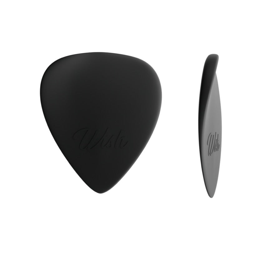 Plettro per Acustica - Wish celluloide nero 0,7 mm.
