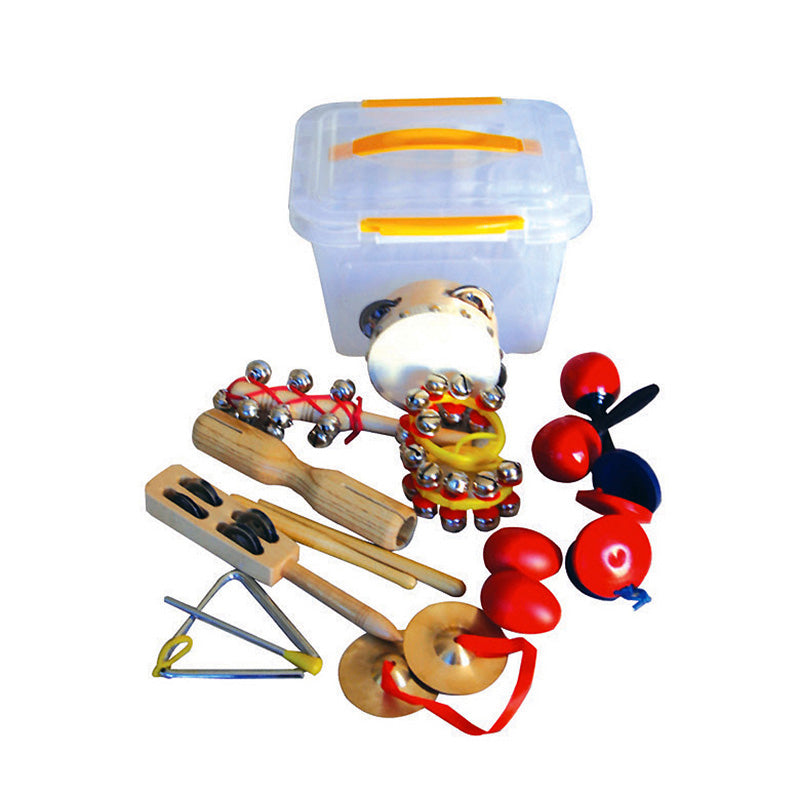 Percussioni BAULETTO EDUCATIONAL CON 10 STRUMENTI DIDATTICI LT10