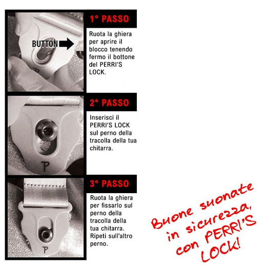 TRACOLLA POLIESTERE FULMINE CON PERRI'S LOCK