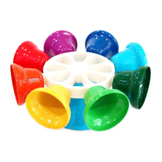 SET OF 8 MELODY BELLS WITH BASE