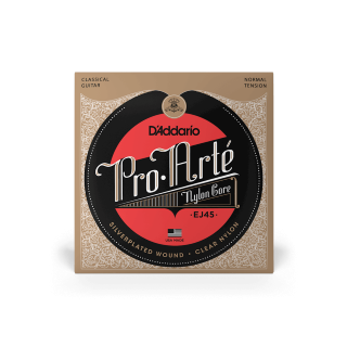Corde D'Addario EJ45 Pro-Arte in nylon per chitarra classica, tensione normale