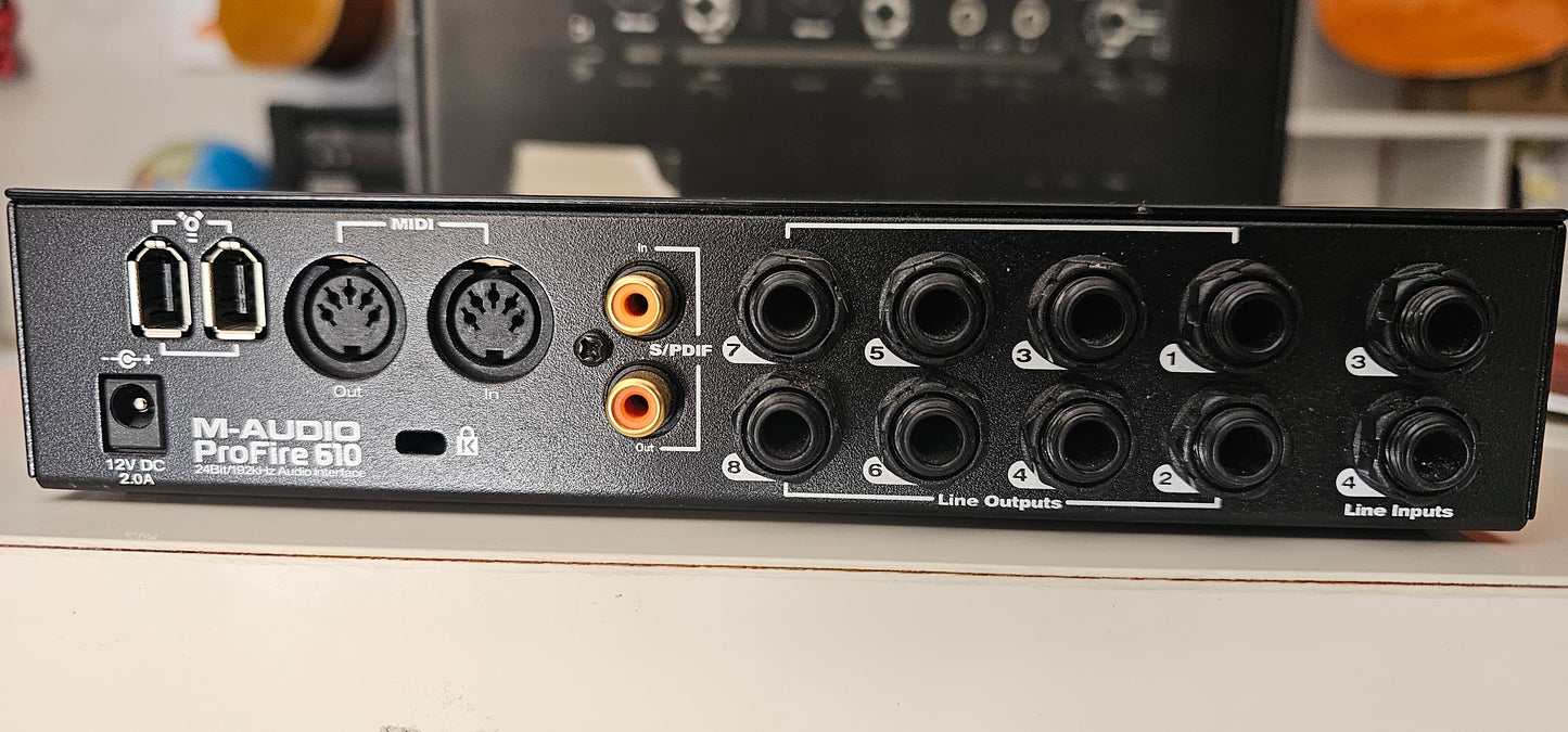 SCHEDA AUDIO - M-AUDIO ProFire 610 (USATO)