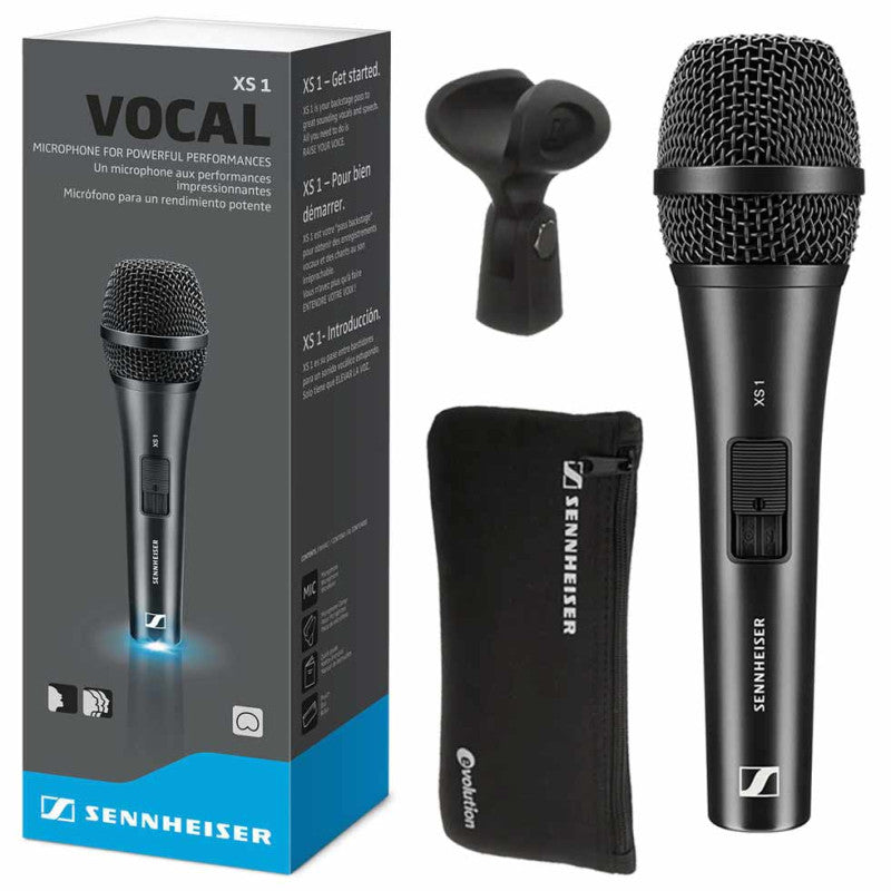 Microfono Sennheiser XS1 Dinamico Cardioide per Voce