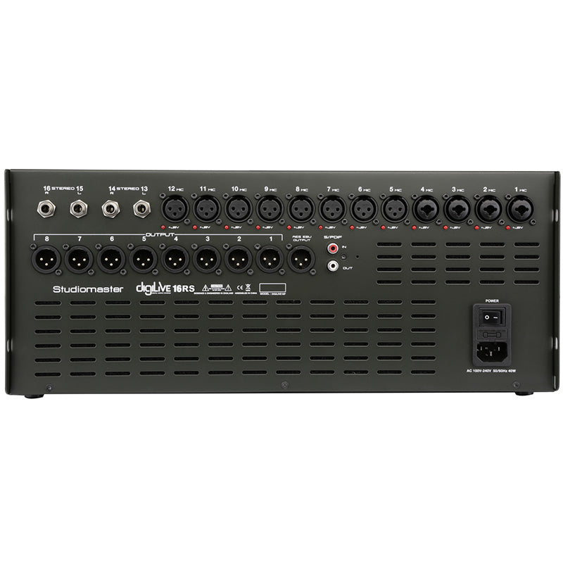 MIXER DIGITALE 12+2 STEREO STUDIOMASTER DIGILIVE 16RS