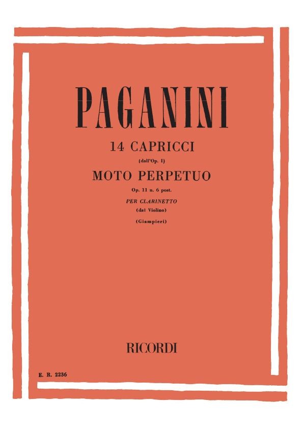 14 Capricci Dall'Op. 1 & 'Moto Perpetuo' Op.11