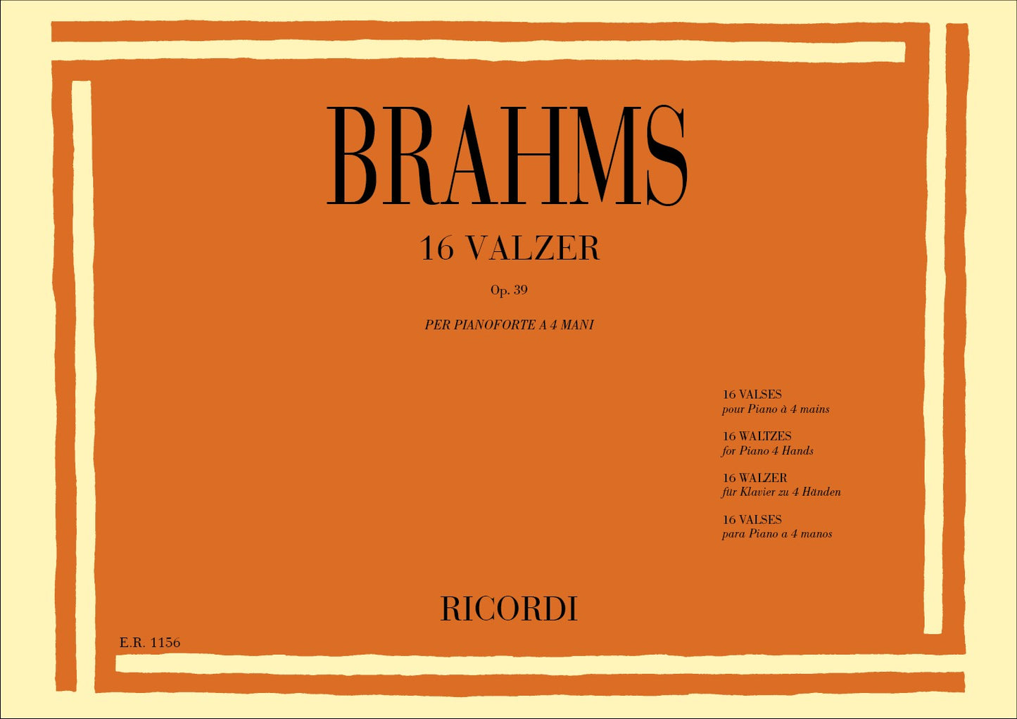16 Valzer Op. 39
