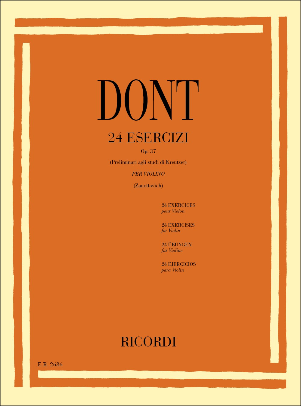 24 Esercizi Preliminari Agli Studi Di Kreutzer