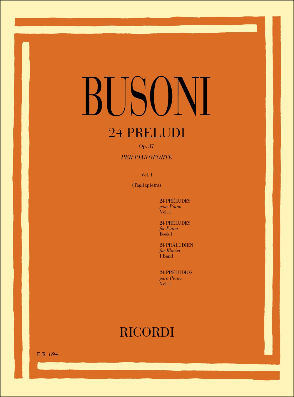 24 Preludi Op.37 - Vol.I