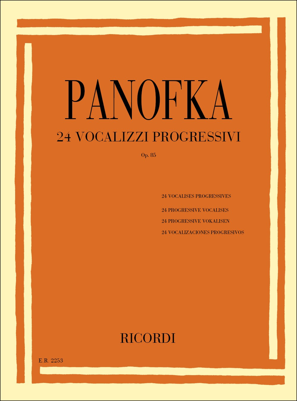 24 Vocalizzi Progressivi Opus 85