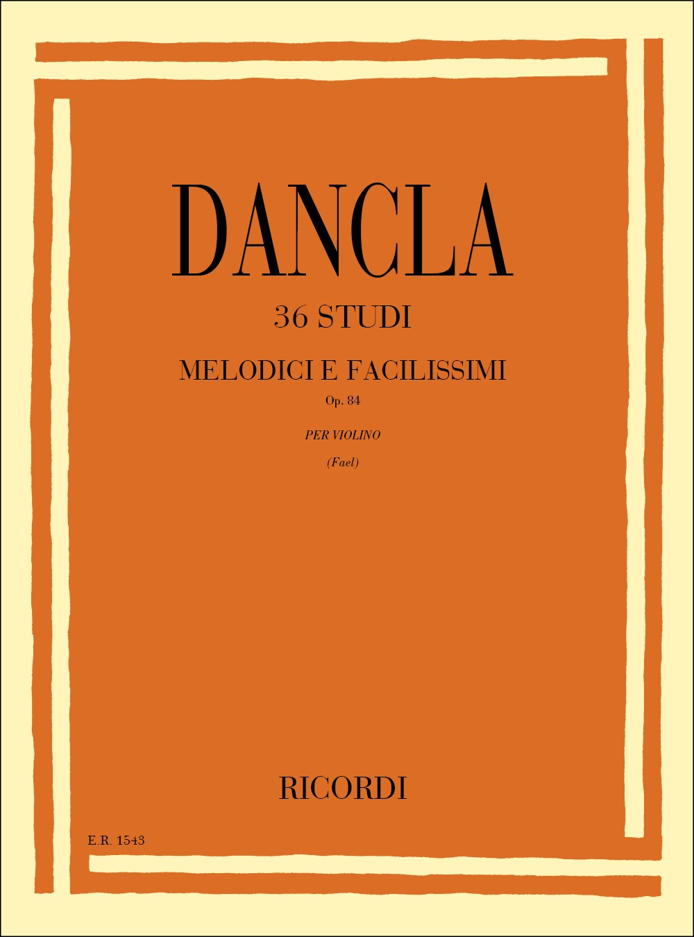 36 Studi melodici e facilissimi Op. 84