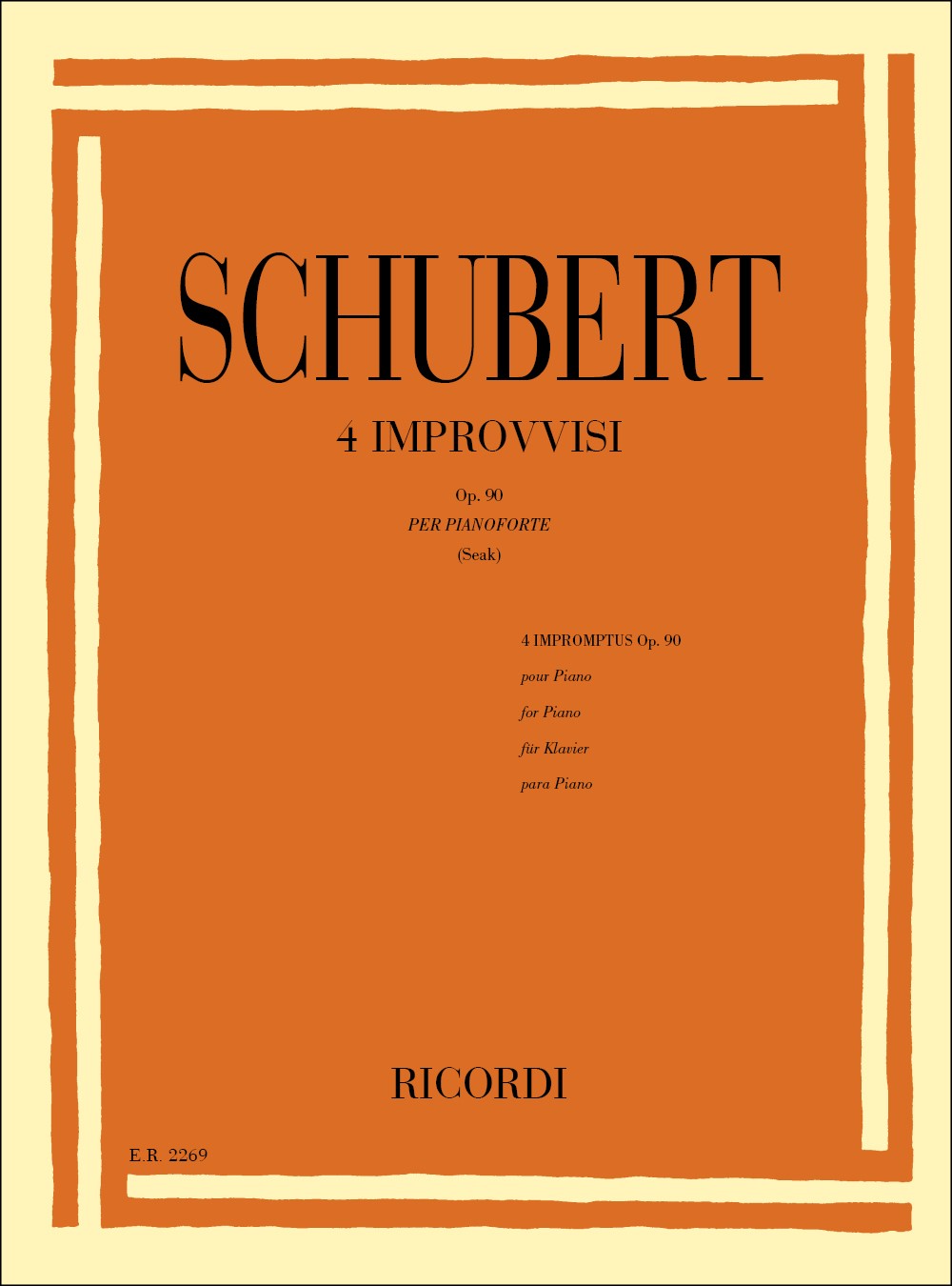 4 Improvvisi Op. 90 D. 899